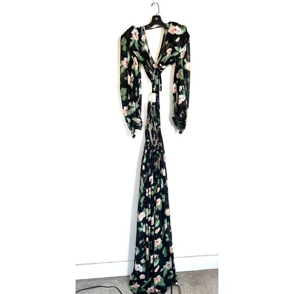 Bronx and Banco Flavia silk blend maxi gown - Picture 10 of 14